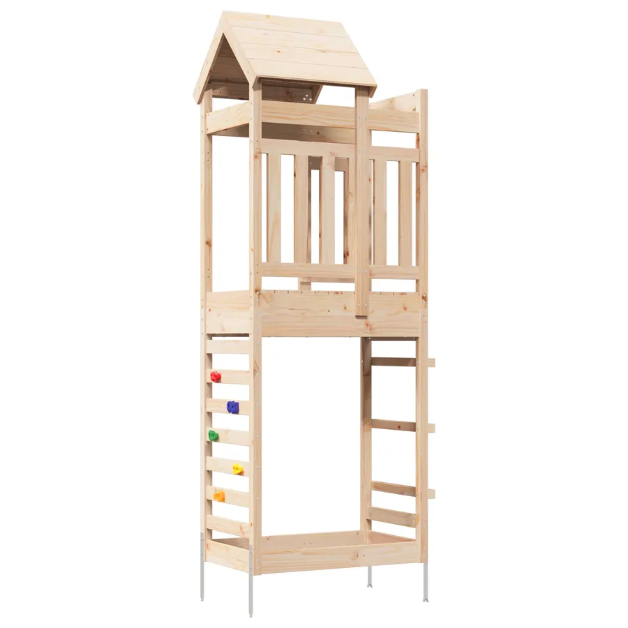 Tour de jeu Marron 52,5 x 85 x 238 cm Pin massif - 5