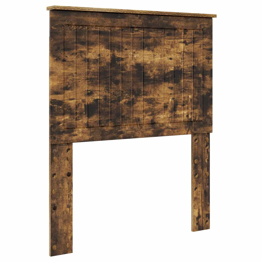 Tête de lit avec tête de lit Chêne fumé 80 cm Bois d'ingénierie - 2