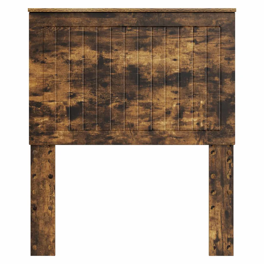 Tête de lit avec tête de lit Chêne fumé 80 cm Bois d'ingénierie - 4