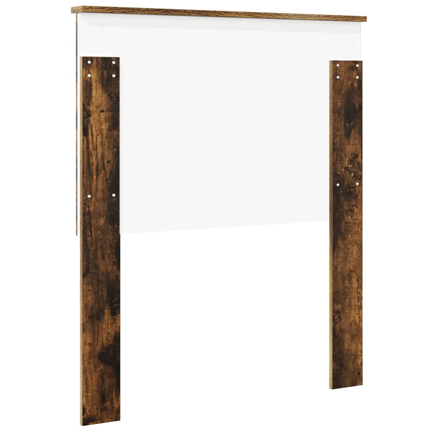 Tête de lit avec tête de lit Chêne fumé 80 cm Bois d'ingénierie - 6