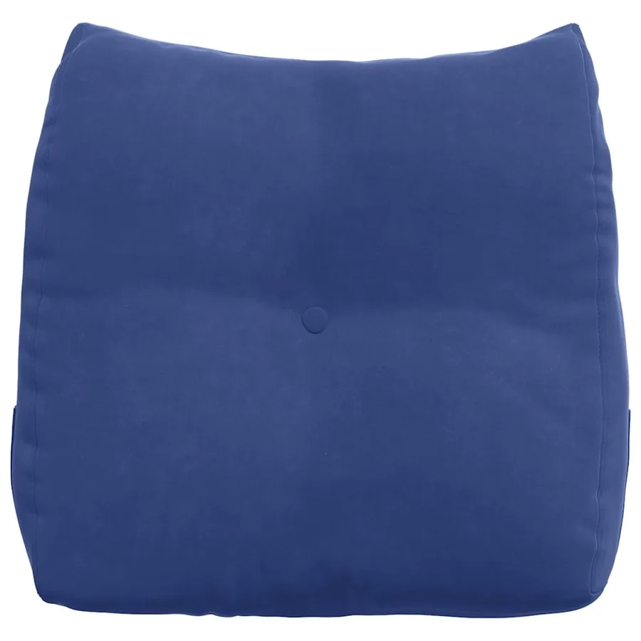 Coussin de Dos Bleu police 45 x 24 x 50 cm Velours - 6