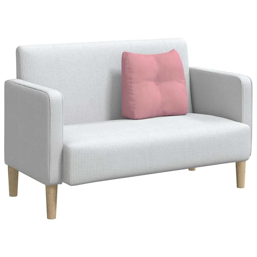 Coussin de Dos Rose 45 x 24 x 50 cm Velours - 3