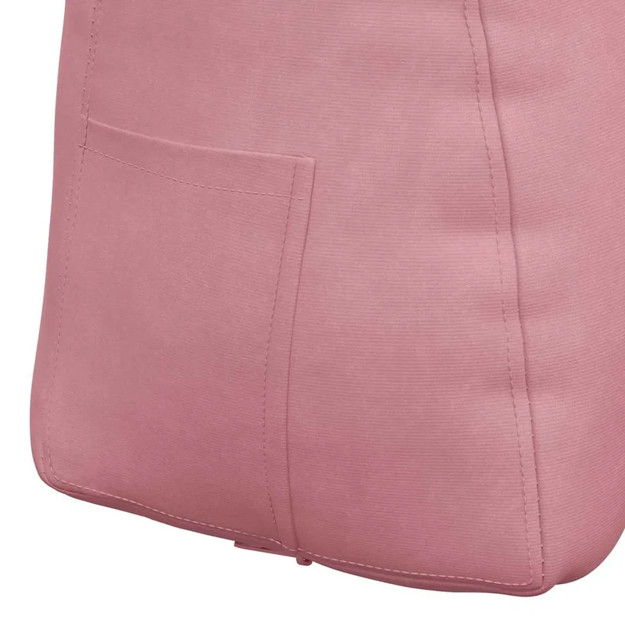 Coussin de Dos Rose 45 x 24 x 50 cm Velours - 9