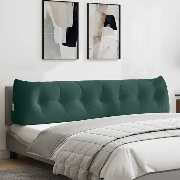 Coussin de Dos Vert foncé 200 x 24 x 50 cm Velours