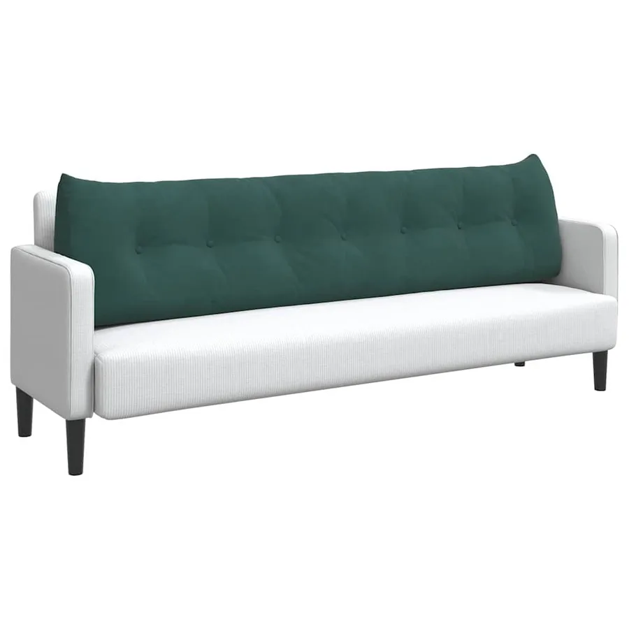 Coussin de Dos Vert foncé 200 x 24 x 50 cm Velours - 3