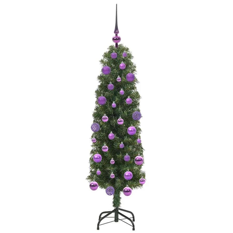 Sapin de Noël artificiel Vert 120 cm PVC et acier et plastique - 4