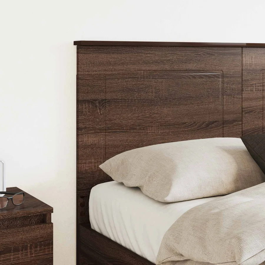 Tête de lit Chêne brun 100 cm Bois d’ingénierie - 3