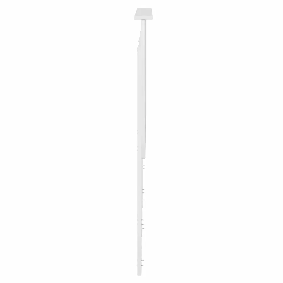 Tête de lit Blanc Brillant 100 cm Bois d’ingénierie - 5