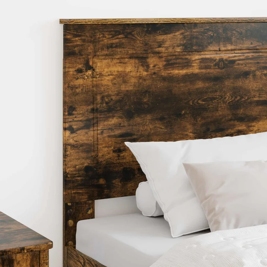 Tête de lit Chêne Fumé 100 cm Bois d’ingénierie - 3