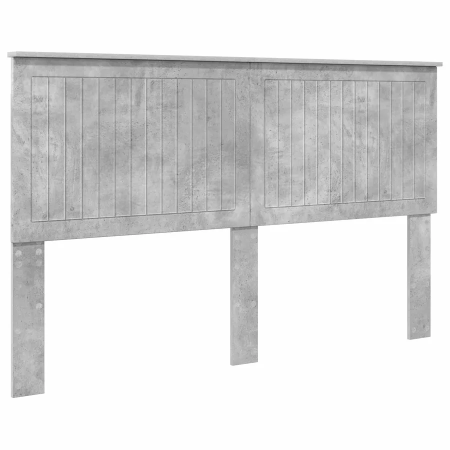 Tête de lit Gris béton 160 cm Bois d'ingénierie - 2