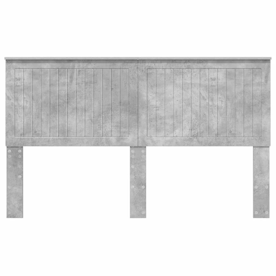Tête de lit Gris béton 160 cm Bois d'ingénierie - 4