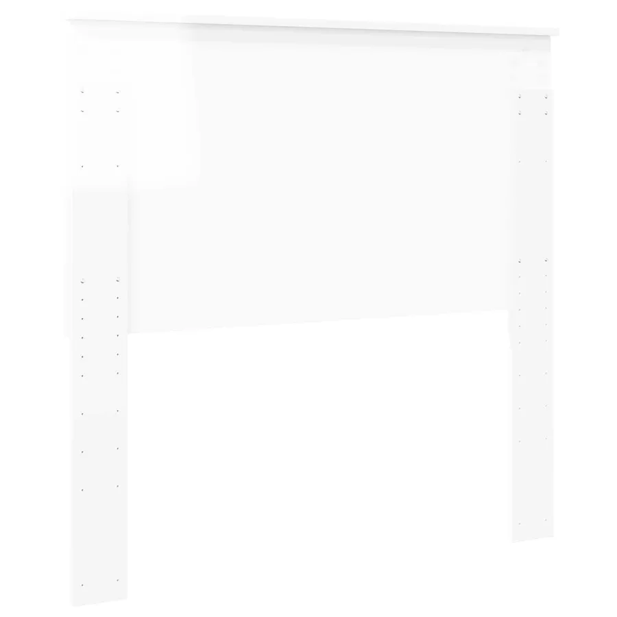 Tête de lit Blanc Brillant 100 cm Bois d'ingénierie - 6