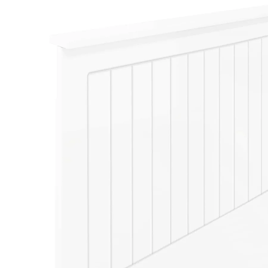 Tête de lit Blanc Brillant 100 cm Bois d'ingénierie - 7