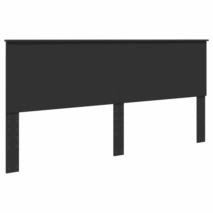 Lit de Rangement Noir 200 x 200 cm Bois d'ingénierie - 7