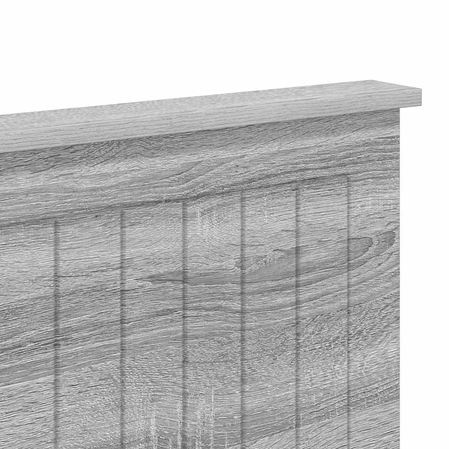 Tête de lit Gris Sonoma 200 cm Bois d'ingénierie - 7