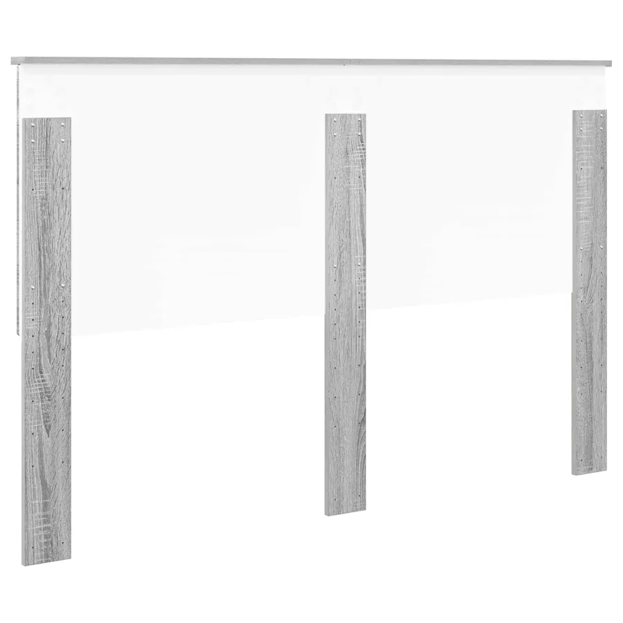 Tête de lit Gris Sonoma 150 cm Bois d'ingénierie - 6