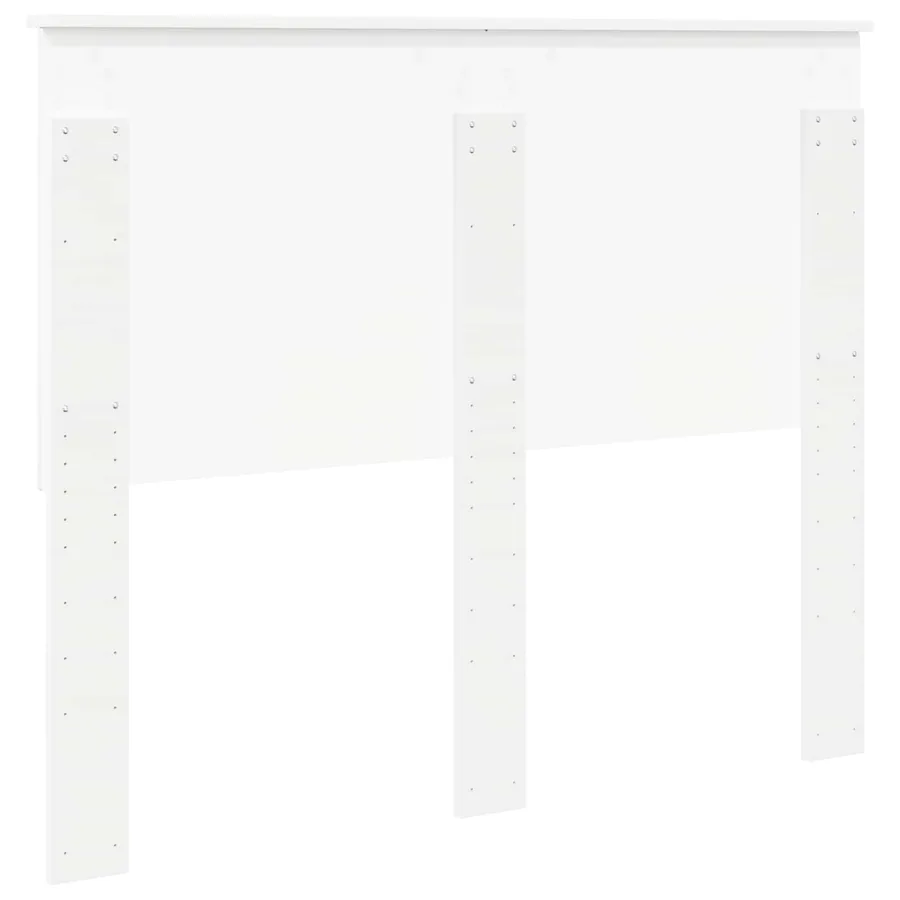 Tête de lit avec tête de lit Blanc 120 cm Bois d'ingénierie - 6