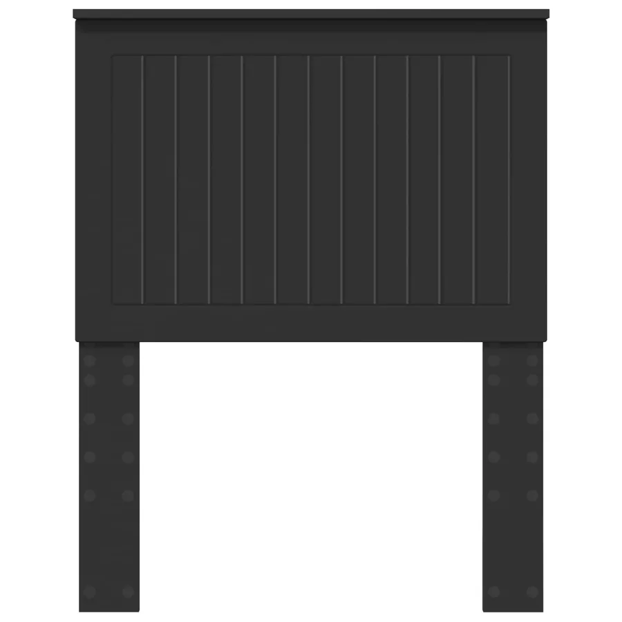 Tête de lit avec tête de lit Chêne noir 75 cm Bois d'ingénierie - 4