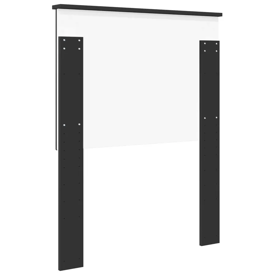 Tête de lit avec tête de lit Chêne noir 75 cm Bois d'ingénierie - 6