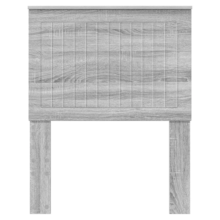 Tête de lit Gris Sonoma 75 cm Bois d'ingénierie - 4