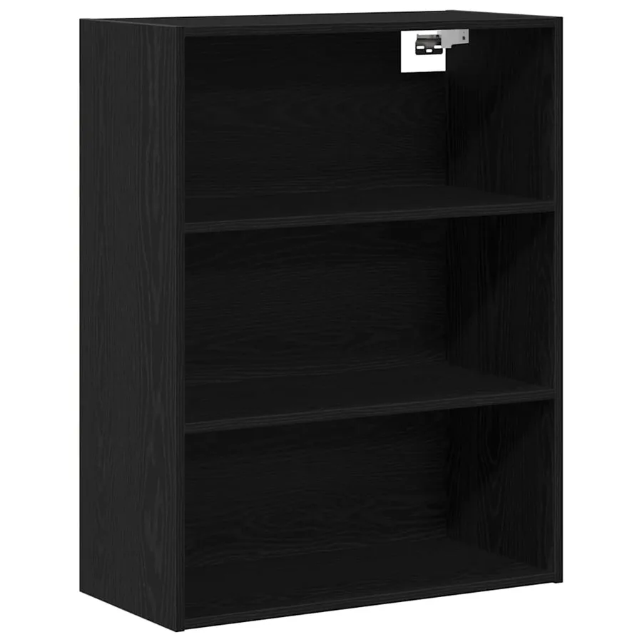 Haut Armoire 2 pcs Chêne noir Bois d'ingénierie - 5
