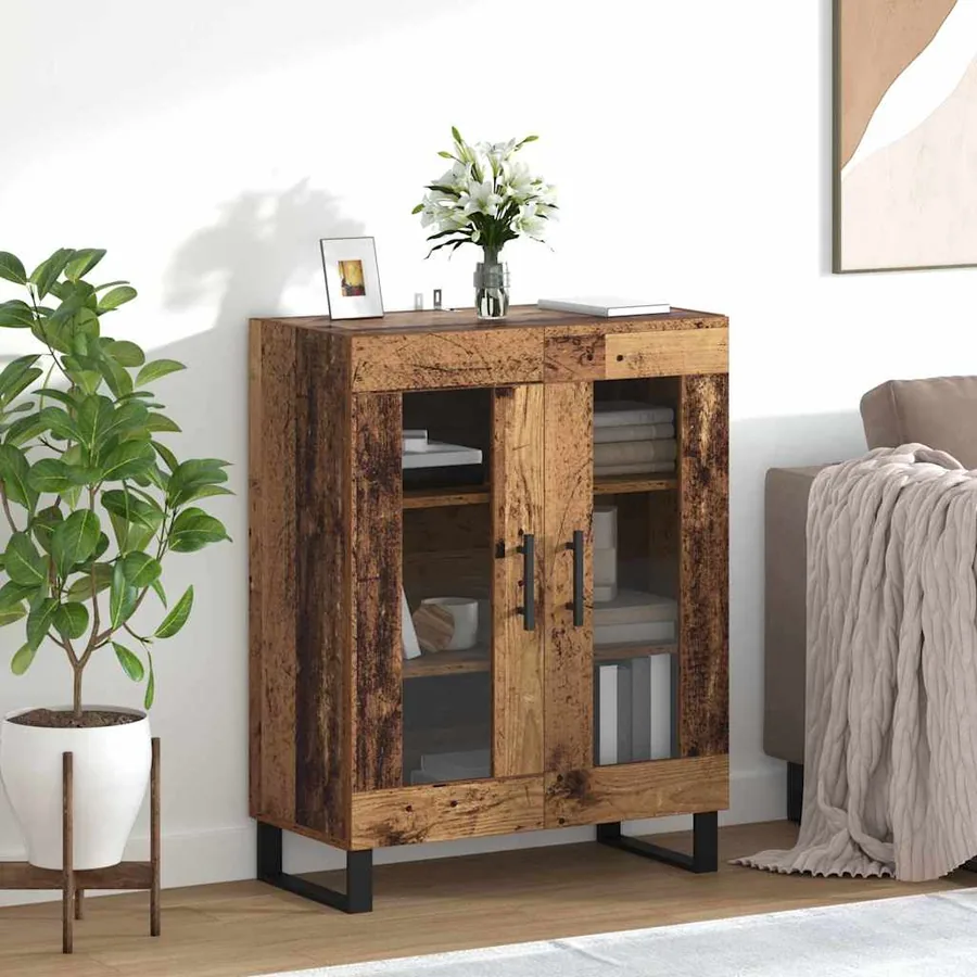 Buffet Bois Ancien 69,5 x 34 x 90 cm Bois d'ingénierie