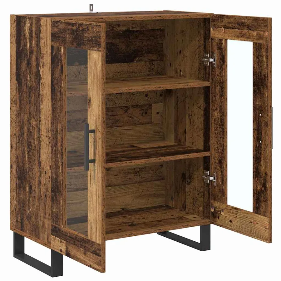 Buffet Bois Ancien 69,5 x 34 x 90 cm Bois d'ingénierie - 5