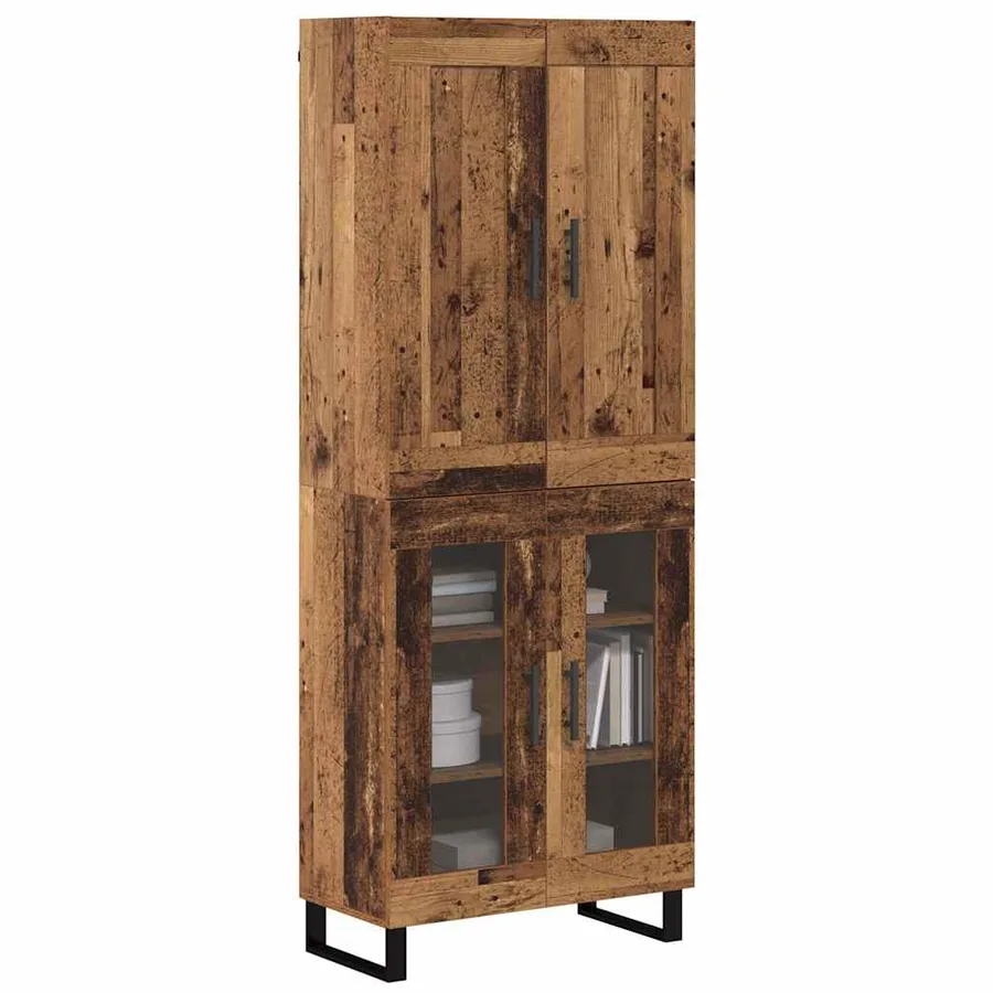 Haut Armoire Bois ancien 69,5 x 34 x 180 cm Bois d'ingénierie - 3