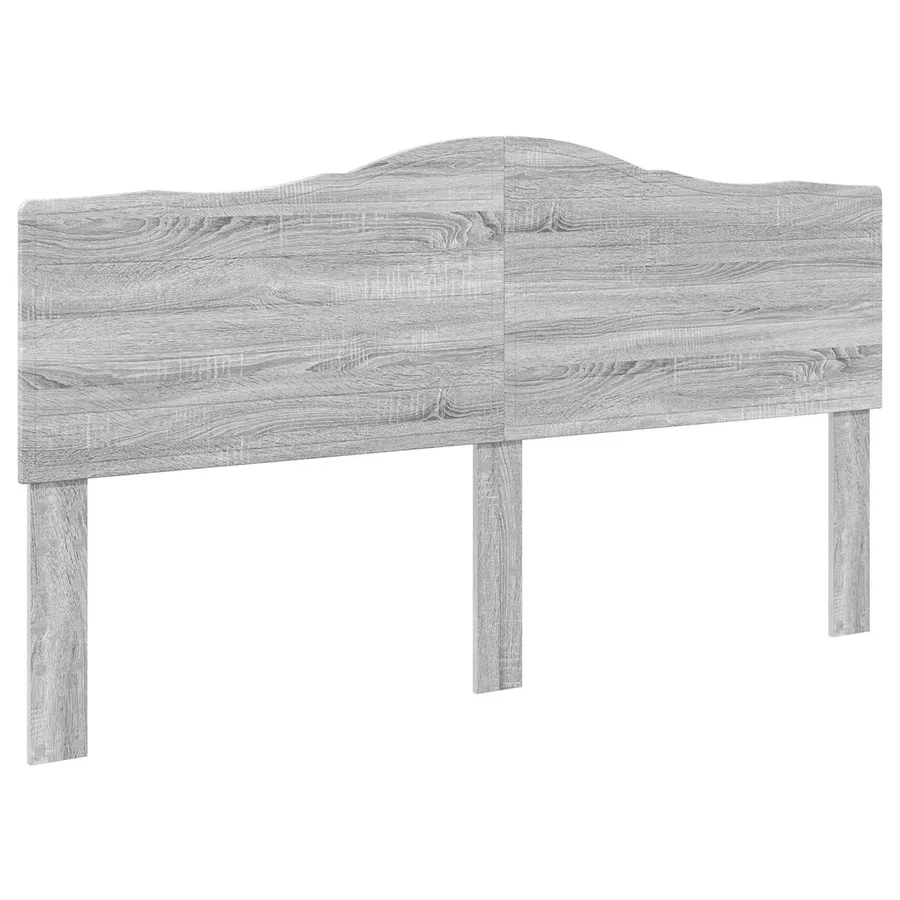 Cadre de lit Gris Sonoma 180 x 200 cm Pin massif - 6