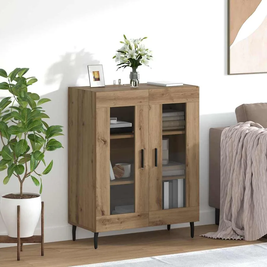 Buffet Chêne artisanal 69,5 x 34 x 90 cm Bois d'ingénierie