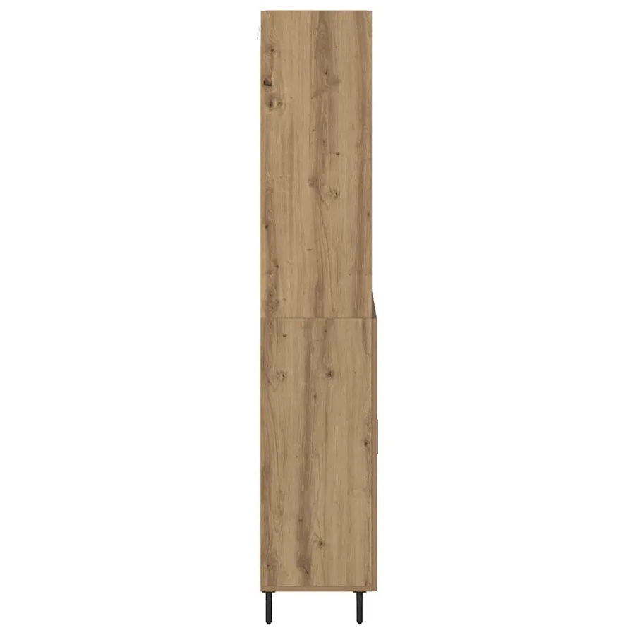 Haut Armoire 2 pcs Chêne artisanal 69,5 x 32,5 x 180 cm - 9
