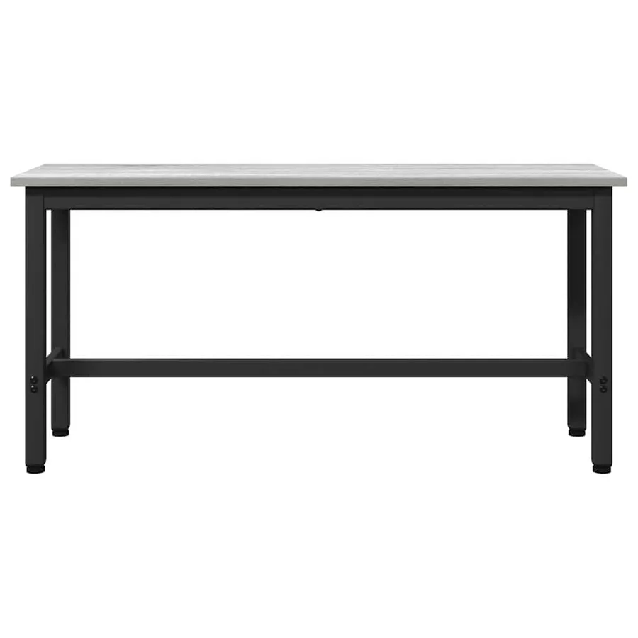 Banc de salle à manger 2 pcs Gris Sonoma 100 x 32,5 x 48,5 cm - 5