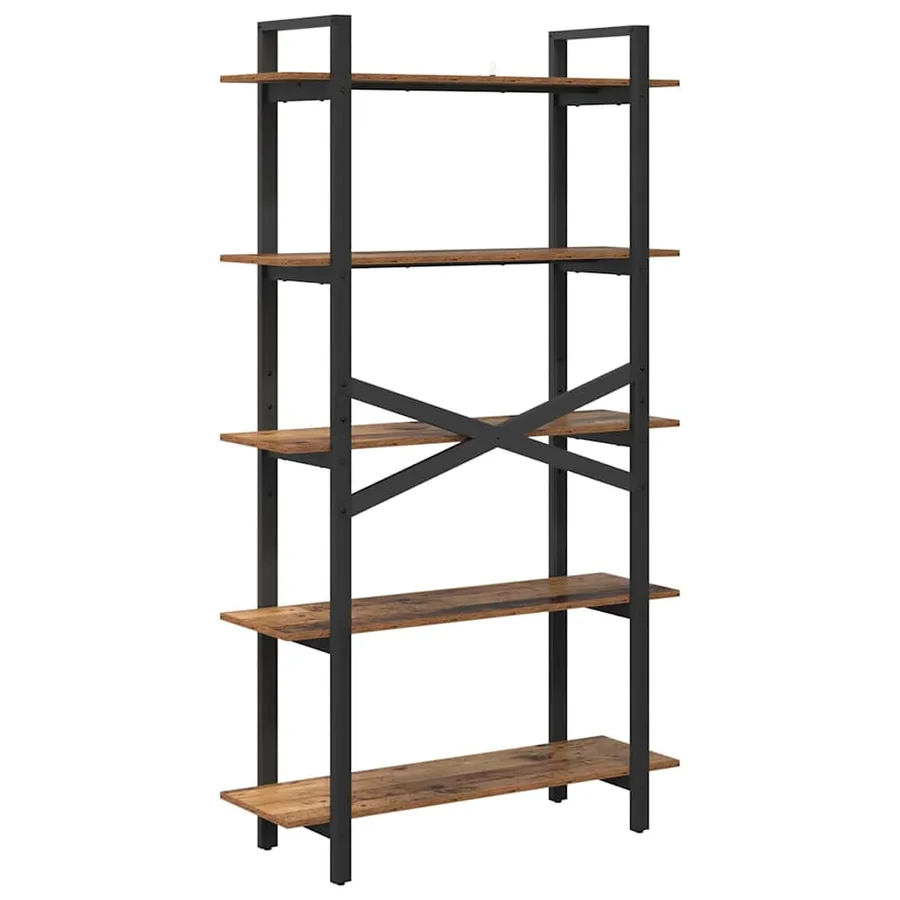 Étagère Bois Ancien 100 x 33,5 x 178 cm Bois d'ingénierie - 7