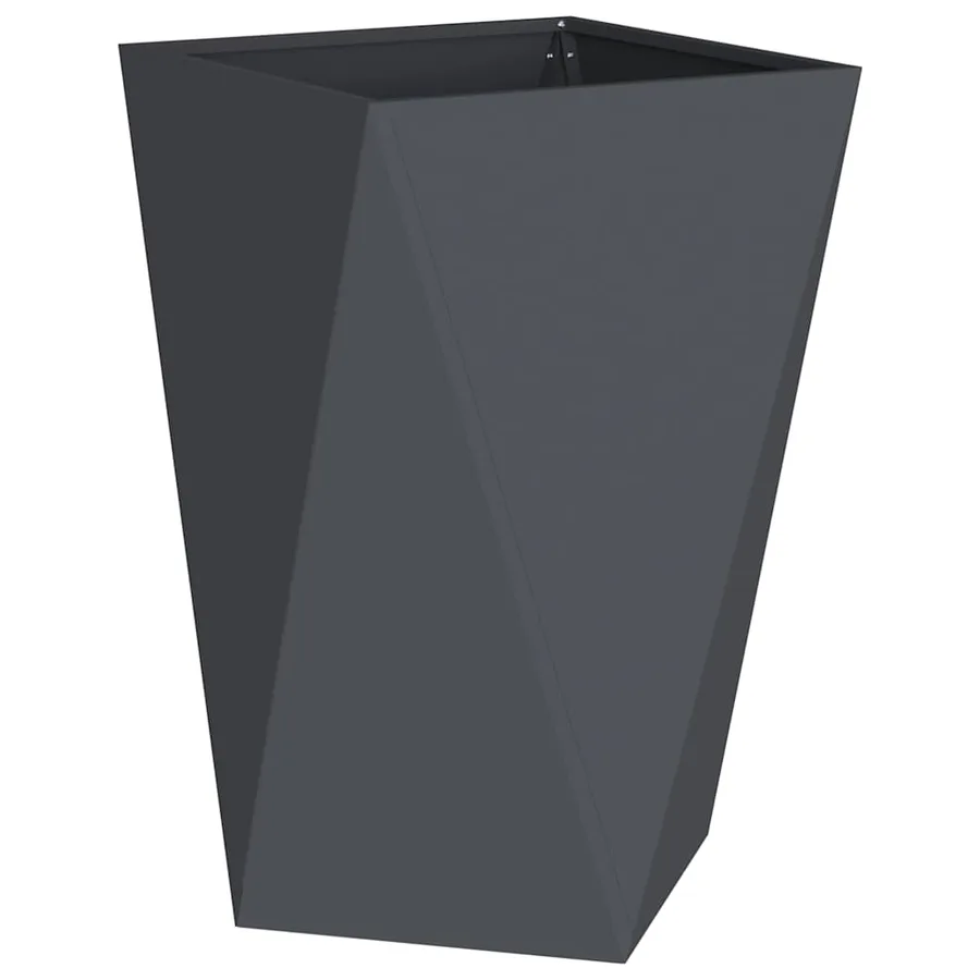 Jardinière Anthracite 50 x 50 x 75 cm Acier - 2