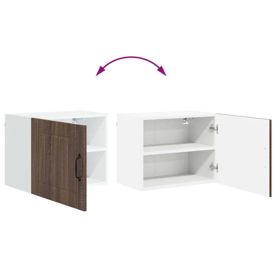 Meuble mural LUCCA 2 pcs Chêne brun 50 x 31 x 40 cm - 12