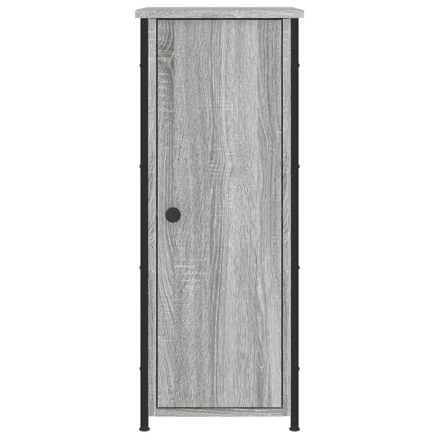 Tables de chevet 2 pcs sonoma gris 32x42x80cm bois d'ingénierie - 6