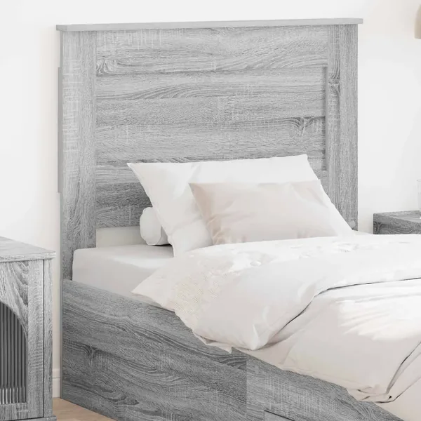 Tête de lit Gris Sonoma 100 cm Bois d'ingénierie