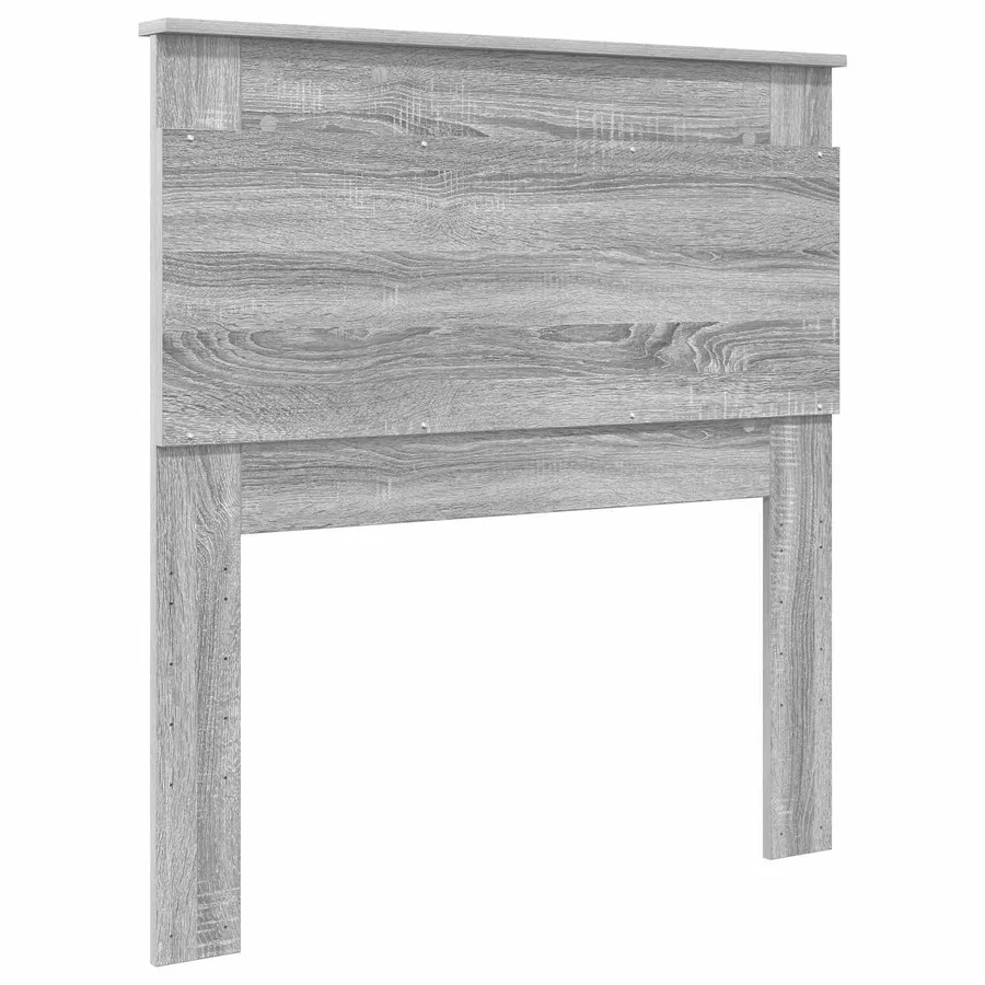 Tête de lit Gris Sonoma 100 cm Bois d'ingénierie - 6