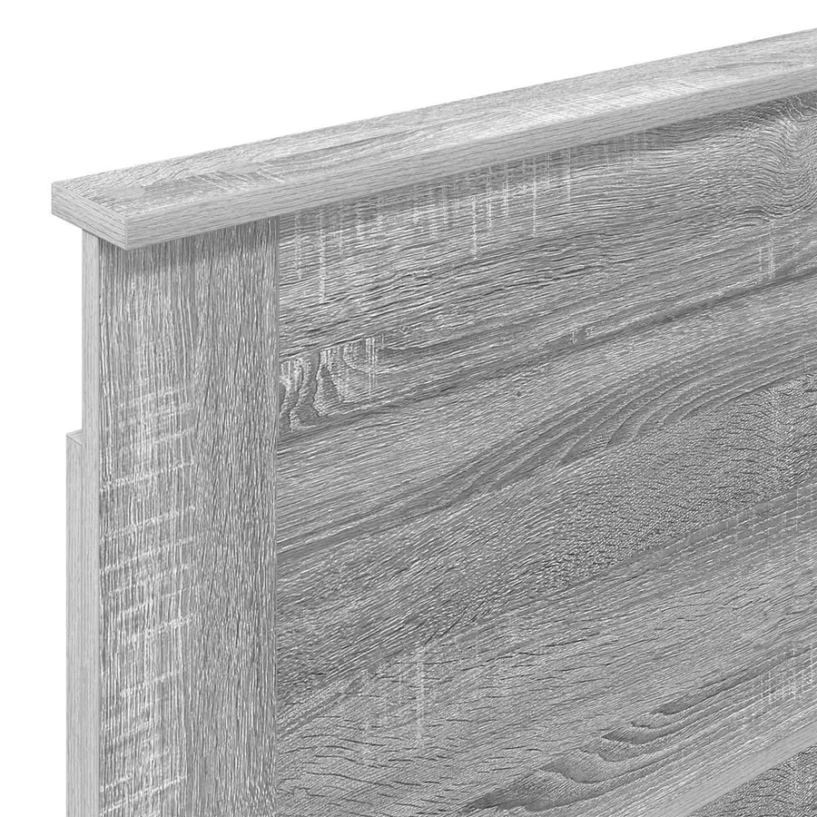 Tête de lit Gris Sonoma 100 cm Bois d'ingénierie - 7