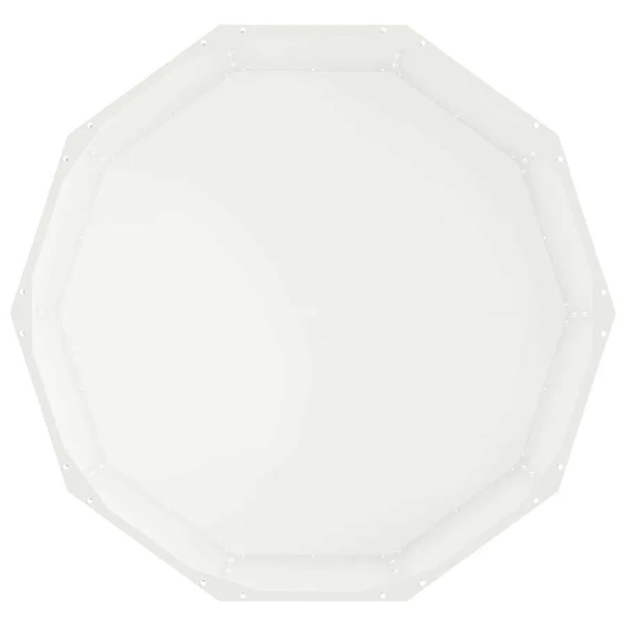 Jardinière Blanc 90 x 90 x 35 cm Acier - 6