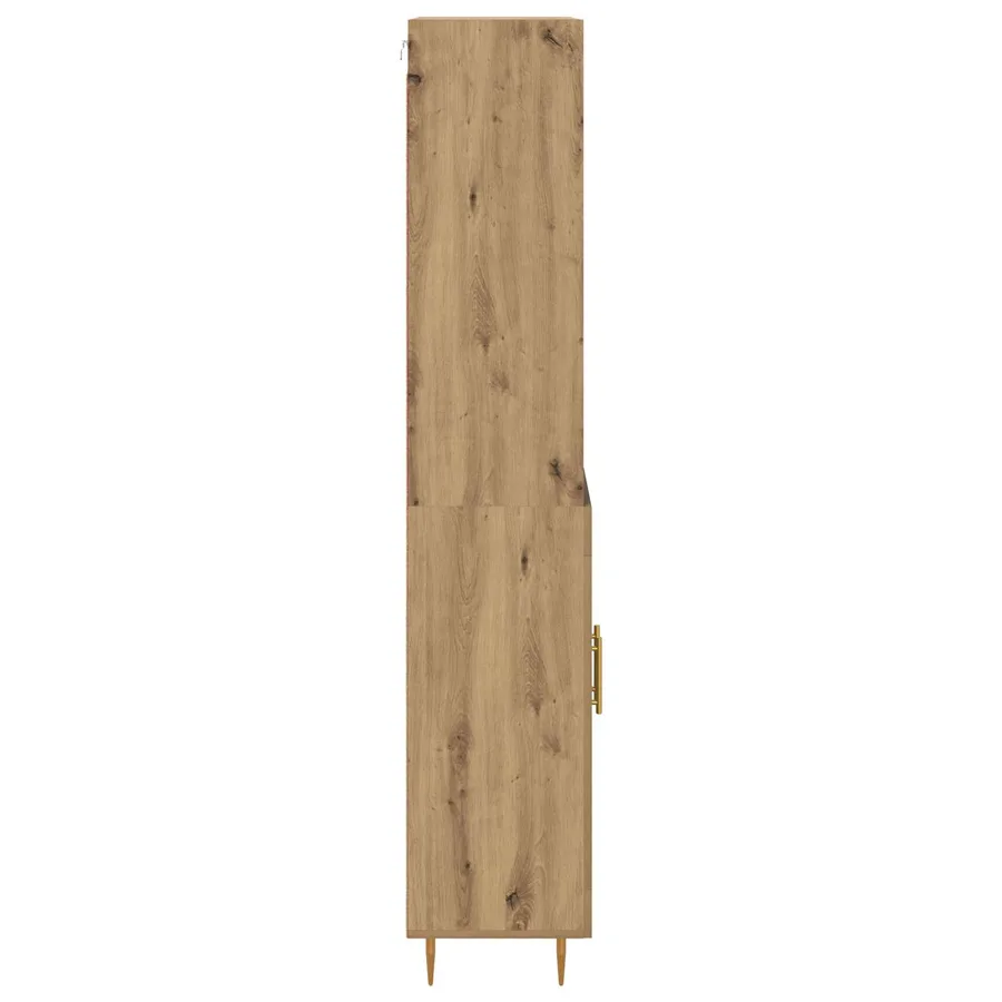 Haut Armoire Chêne artisanal 69,5 x 34 x 180 cm - 9