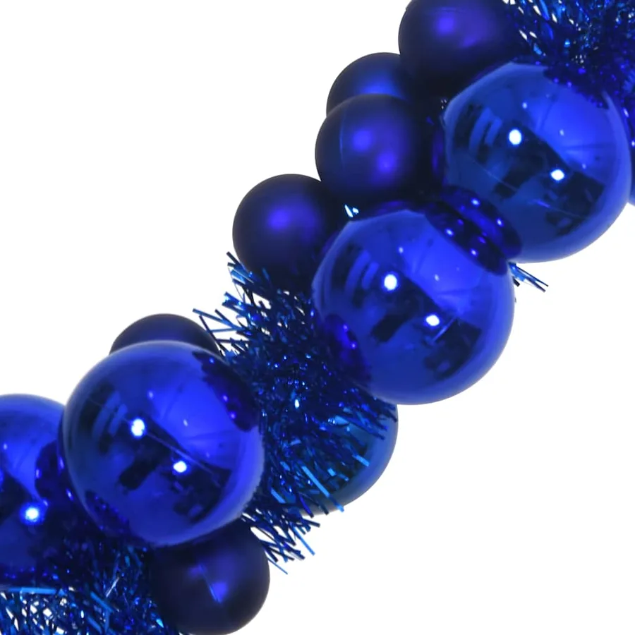 Guirlande de Boules de Noël Bleu 186 cm Polystyrène - 6