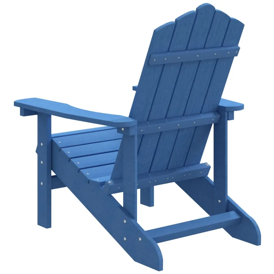 Chaise Adirondack de jardin PEHD bleu marine - 5