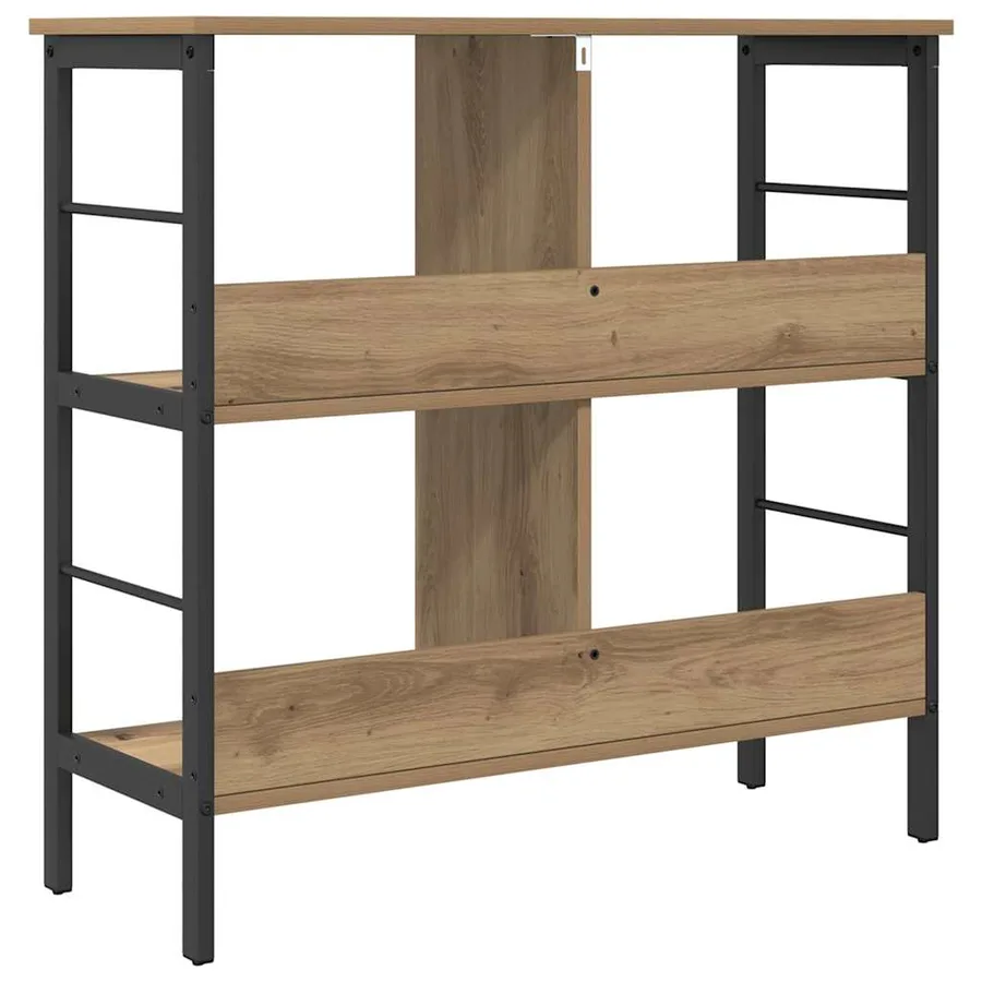 Étagère 4 niveaux 82 x 32 x 79 cm Bois d'ingénierie - 7
