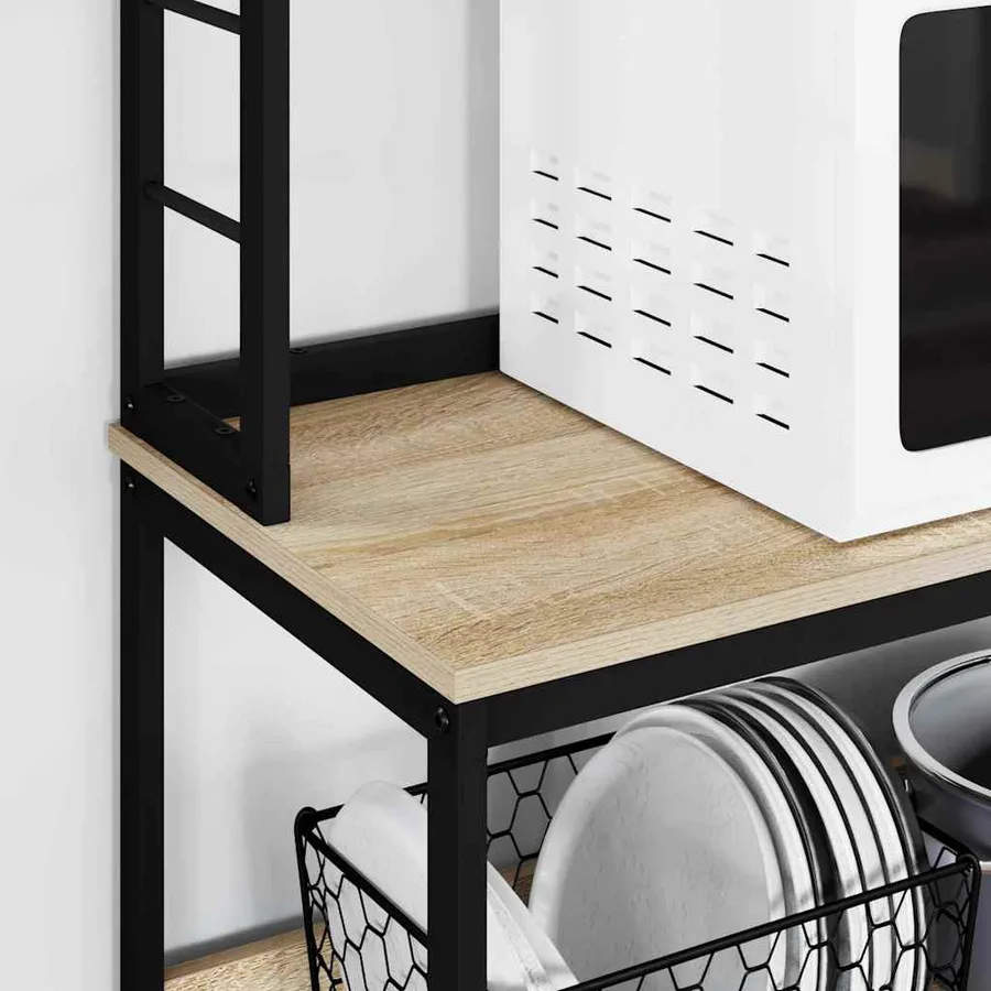 Étagère de cuisine Chêne Sonoma 60 x 40 x 168 cm - 5