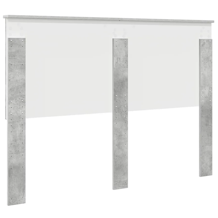 Tête de lit Gris Béton 100 cm Bois d’ingénierie - 6