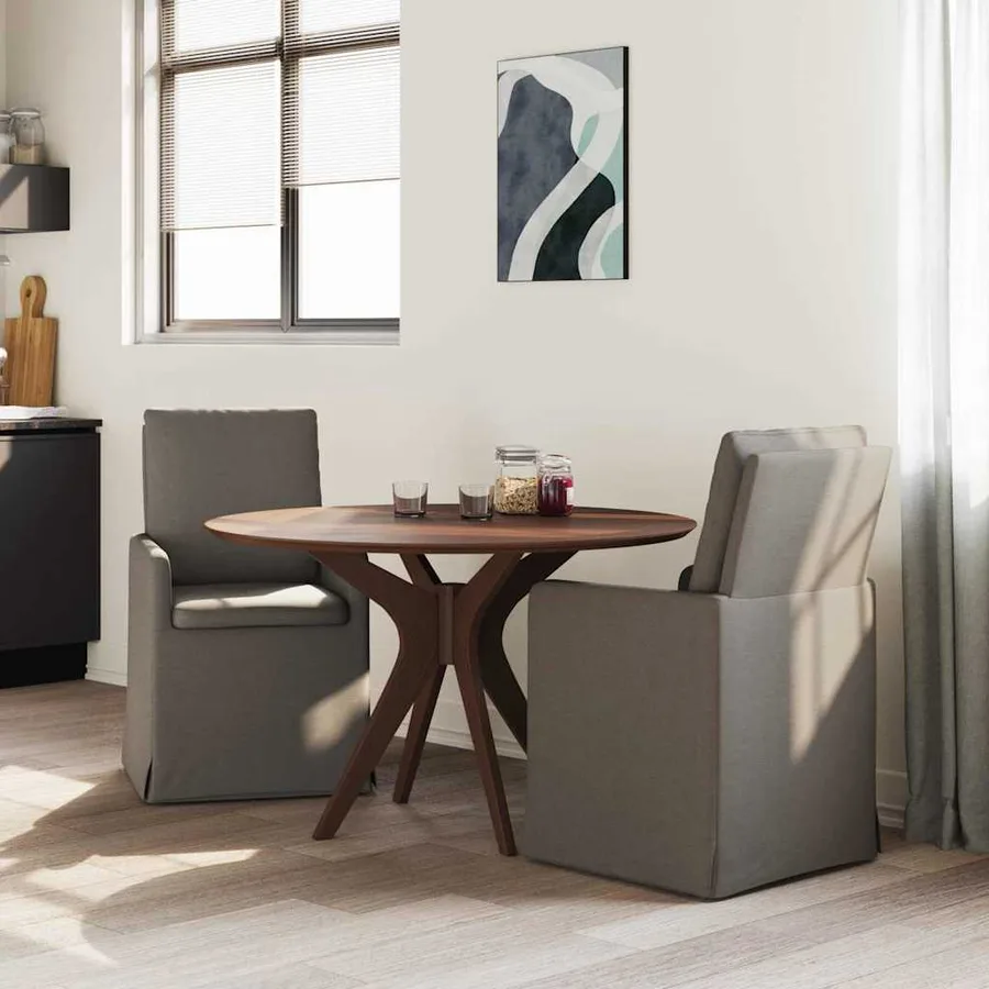 Chaises de salle à manger 2 pcs Gris clair 57 x 67 x 98 cm Lin - 3