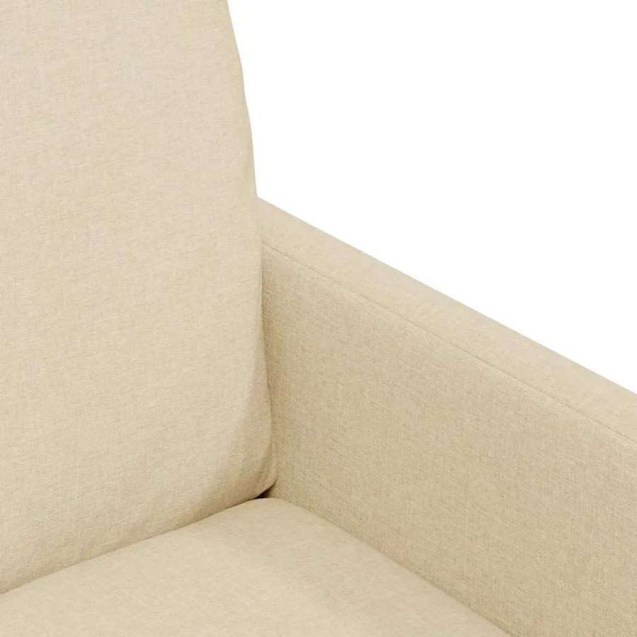 Chaises de salle à manger 2 pcs Crème 57 x 67 x 98 cm tissu - 7