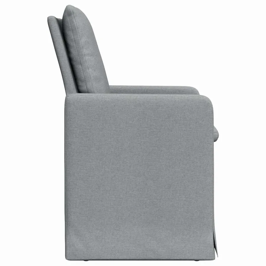 Chaises de salle à manger 2 pcs Gris clair 57 x 67 x 98 cm - 5