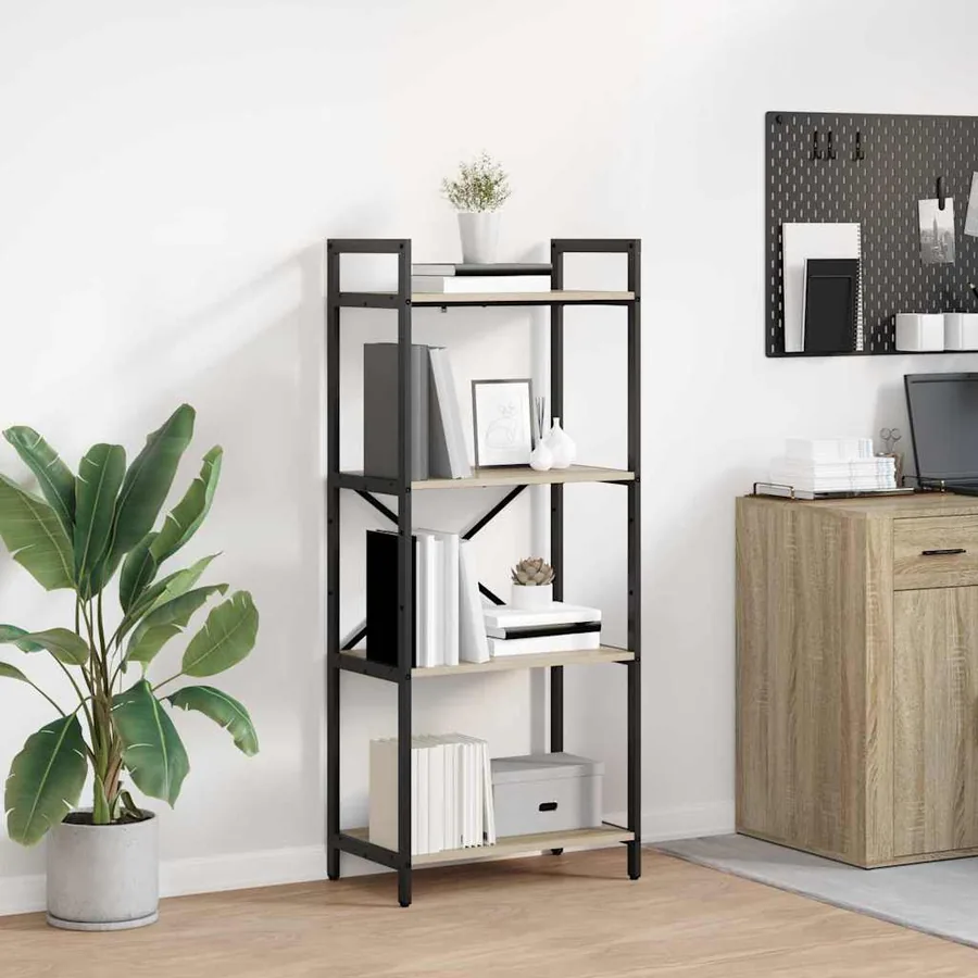 Étagère Chêne Sonoma 56 x 34 x 133,5 cm Bois d'ingénierie